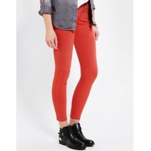 BDG Mid Rise Twig Ankle Orange Urban Outfitters